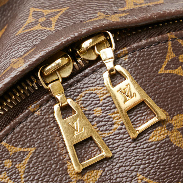 ルイ ヴィトン モノグラム パームスプリングスMM リュック・デイパック M41561 ブラウン 茶 PVC レザー レディース LOUIS VUITTON 【中古】