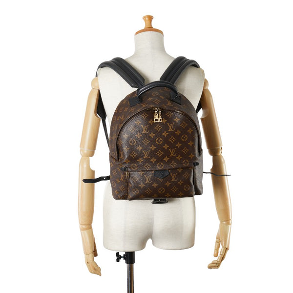 ルイ ヴィトン モノグラム パームスプリングスMM リュック・デイパック M41561 ブラウン 茶 PVC レザー レディース LOUIS VUITTON 【中古】