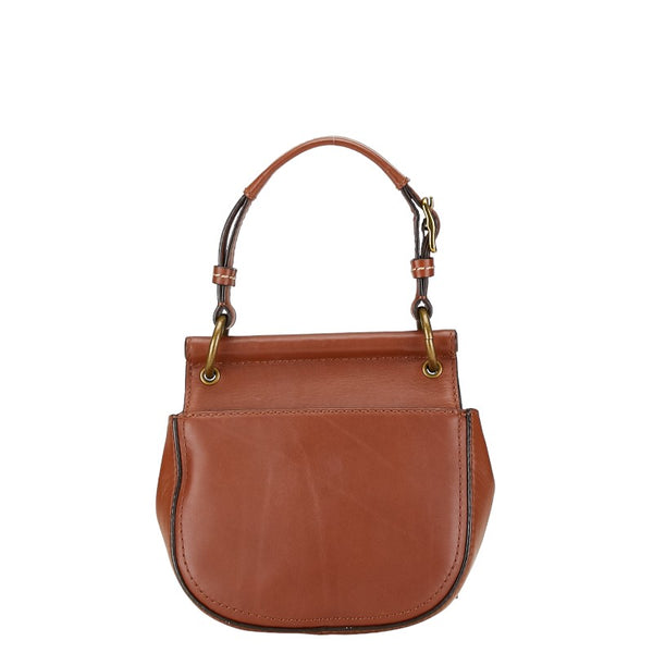 コーチ フリンジ ハンドバッグ ショルダーバッグ 2WAY ブラウン レザー レディース COACH 【中古】