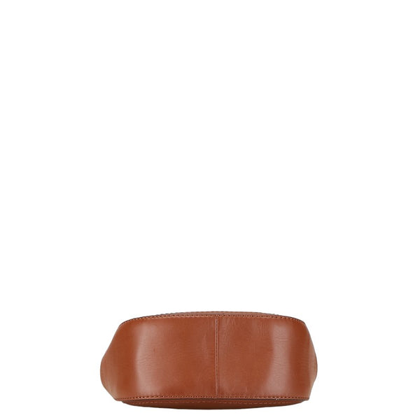 コーチ フリンジ ハンドバッグ ショルダーバッグ 2WAY ブラウン レザー レディース COACH 【中古】