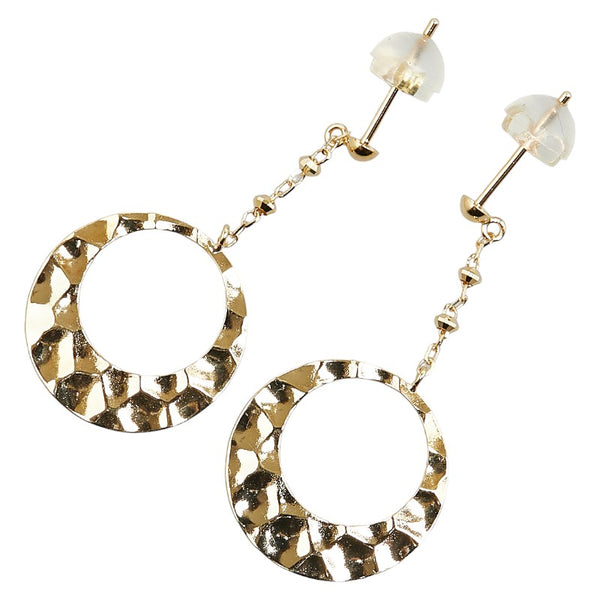 K18YG イエローゴールド ピアス レディース 【中古】