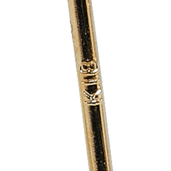 K18YG イエローゴールド ピアス レディース 【中古】