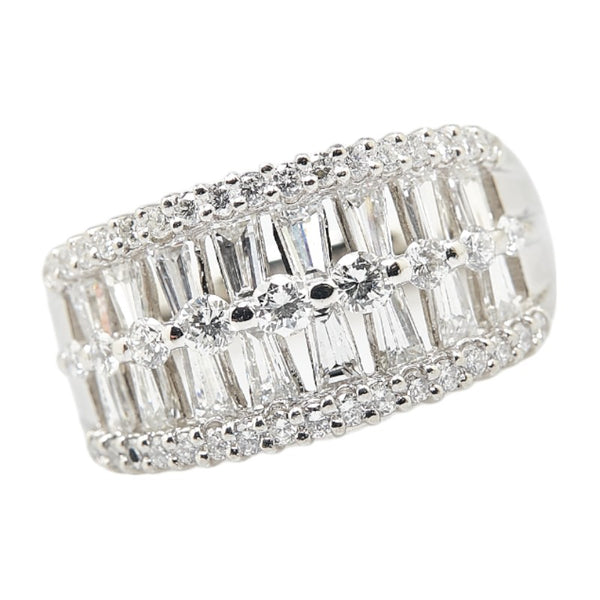 Pt900 プラチナ ダイヤ1.95ct リング 指輪 レディース 16号 【中古】