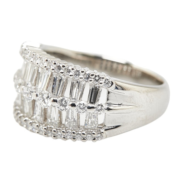 Pt900 プラチナ ダイヤ1.95ct リング 指輪 レディース 16号 【中古】