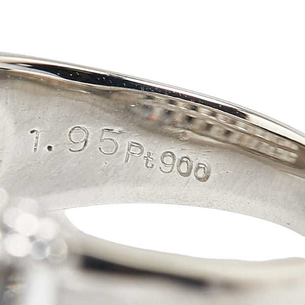 Pt900 プラチナ ダイヤ1.95ct リング 指輪 レディース 16号 【中古】
