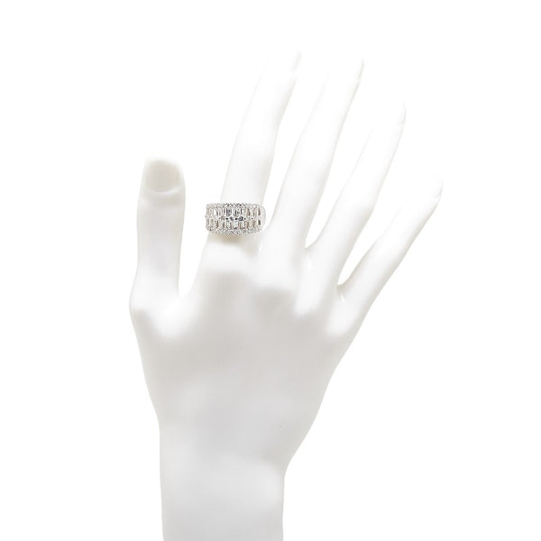 Pt900 プラチナ ダイヤ1.95ct リング 指輪 レディース 16号 【中古】