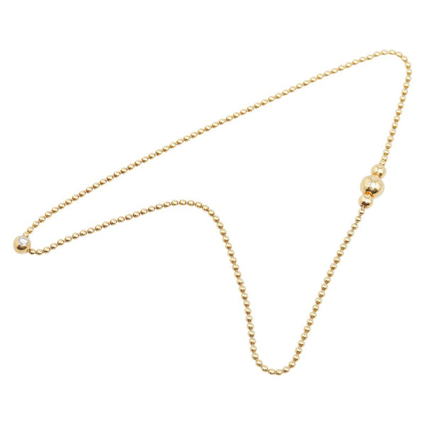 カルティエ ペルルドディアマン ダイヤ ネックレス K18YG イエローゴールド レディース CARTIER 【中古】