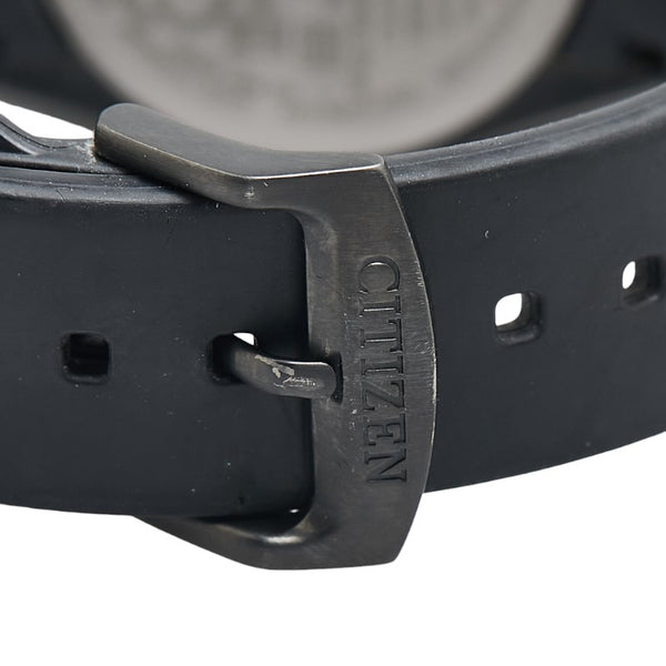 シチズン エコ ドライブ ブルートゥース ソーラー 腕時計 BZ4006-01E/W410-S114195 クオーツ ブラック文字盤 ウレタン スーパーチタニウム メンズ CITIZEN 【中古】