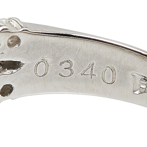 Pt900 プラチナ ダイヤ0.34ct ダイヤ0.70ct リング 指輪 レディース 12号 【中古】