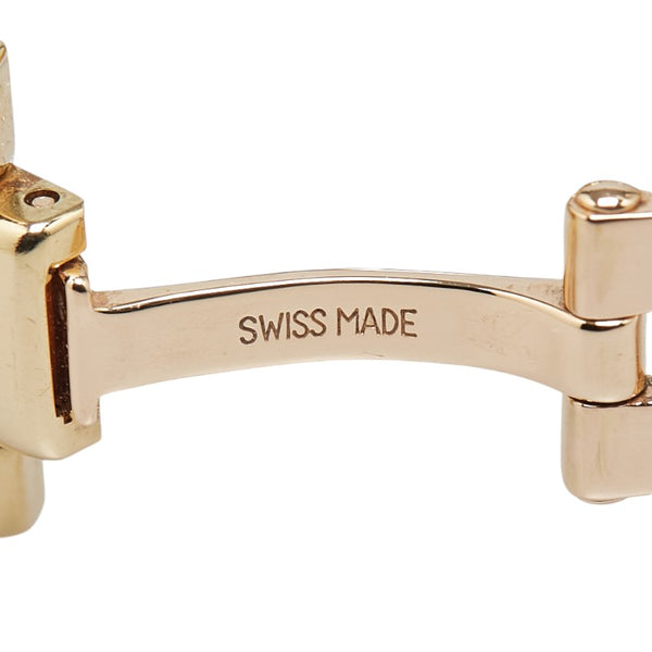 カルティエ パシャグリッド ダイヤ 腕時計 2399 自動巻き ホワイト文字盤 K18YG イエローゴールド ステンレススチール メンズ CARTIER 【中古】