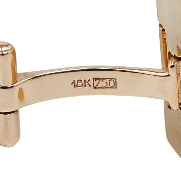 カルティエ パシャグリッド ダイヤ 腕時計 2399 自動巻き ホワイト文字盤 K18YG イエローゴールド ステンレススチール メンズ CARTIER 【中古】