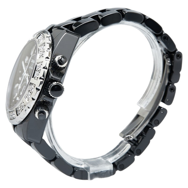 シャネル J12 腕時計 H1178 自動巻き ブラック文字盤 ステンレススチール セラミック メンズ CHANEL 【中古】