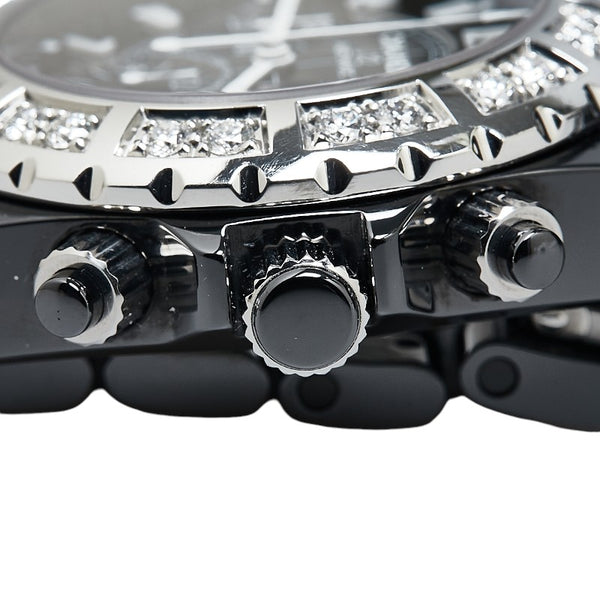 シャネル J12 腕時計 H1178 自動巻き ブラック文字盤 ステンレススチール セラミック メンズ CHANEL 【中古】