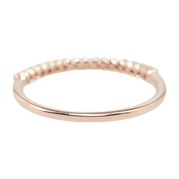 クミキョク K10PG ピンクゴールド ダイヤ0.10ct ピンキー リング 指輪 レディース 組曲 5号 【中古】