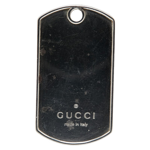グッチ ドッグタグ ペンダントトップ SV925 シルバー レディース GUCCI 【中古】