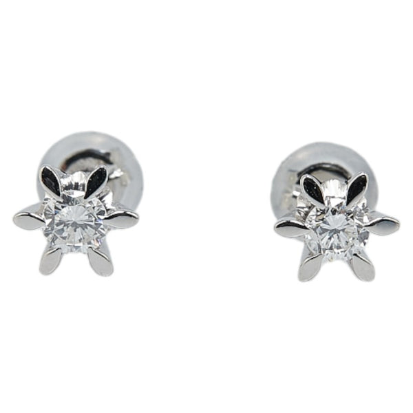 Pt900 プラチナ ダイヤ0.30ct スタッドピアス レディース 【中古】
