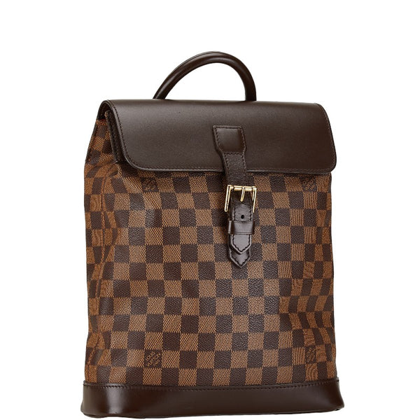 ルイ ヴィトン ダミエ ソーホー リュック バックパック N51132 ブラウン PVC レザー レディース LOUIS VUITTON 【中古】