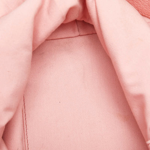 グッチ GGキャンバス トートバッグ 120836 ピンク ベージュ キャンバス レザー レディース GUCCI 【中古】