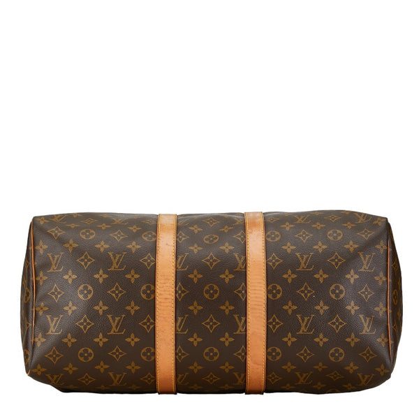 ルイ ヴィトン モノグラム キーポル45 ボストンバッグ M41428 ブラウン PVC レザー レディース LOUIS VUITTON 【中古】