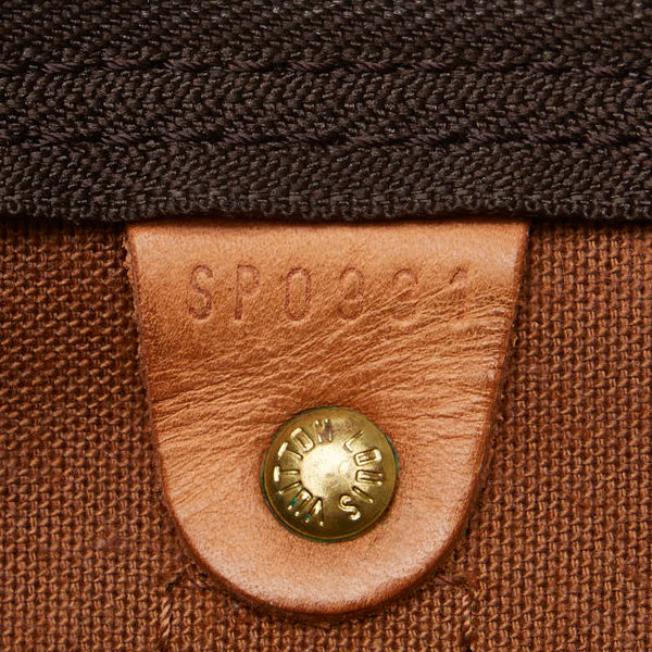 ルイ ヴィトン モノグラム キーポル45 ボストンバッグ M41428 ブラウン PVC レザー レディース LOUIS VUITTON 【中古】