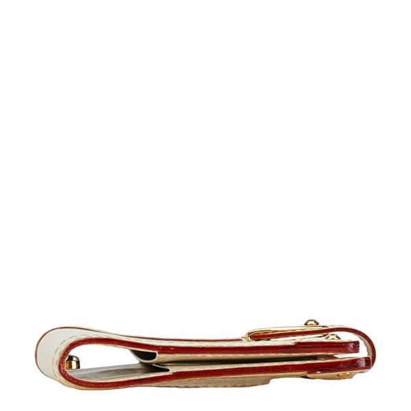 ルイ ヴィトン スハリ パルトネール アジェンダPM 手帳カバー R21030 ブロン ホワイト レザー レディース LOUIS VUITTON 【中古】
