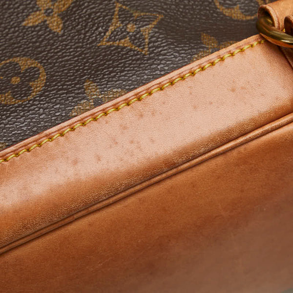 ルイ ヴィトン モノグラム モンスリMM リュック バックパック M51136 ブラウン PVC レザー レディース LOUIS VUITTON 【中古】