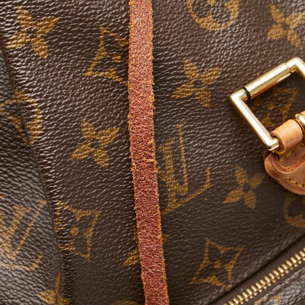 ルイ ヴィトン モノグラム モンスリMM リュック バックパック M51136 ブラウン PVC レザー レディース LOUIS VUITTON 【中古】
