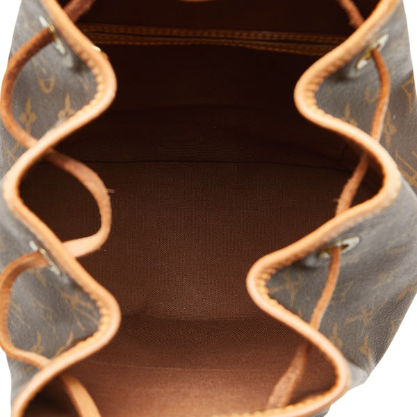 ルイ ヴィトン モノグラム モンスリMM リュック バックパック M51136 ブラウン PVC レザー レディース LOUIS VUITTON 【中古】