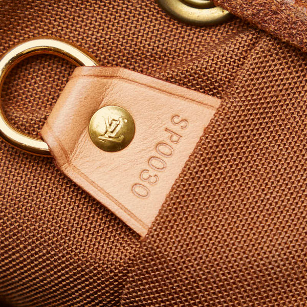 ルイ ヴィトン モノグラム モンスリMM リュック バックパック M51136 ブラウン PVC レザー レディース LOUIS VUITTON 【中古】
