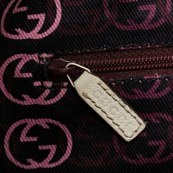 グッチ ワンショルダーバッグ ハンドバッグ 162882 ホワイト レザー レディース GUCCI 【中古】