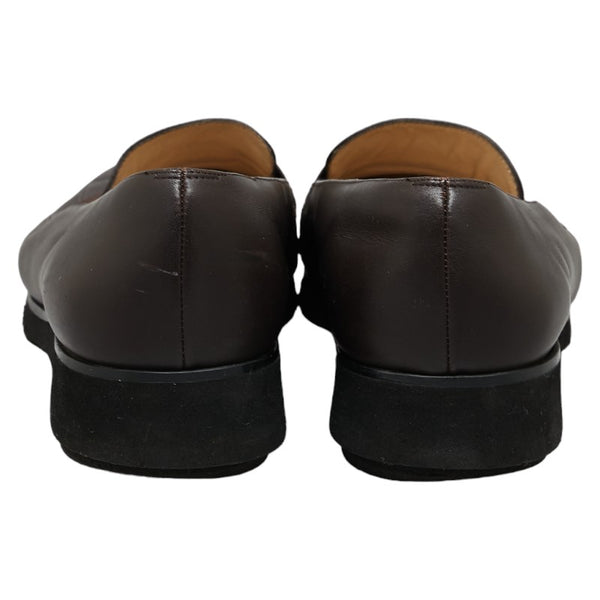 サルヴァトーレフェラガモ ガンチーニ ローファー サイズ：8 1/2 ブラウン レザー メンズ Salvatore Ferragamo 【中古】