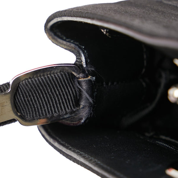 サルヴァトーレフェラガモ ハンドバッグ ショルダーバッグ 2WAY ブラック シルバー キャンバス レディース Salvatore Ferragamo 【中古】