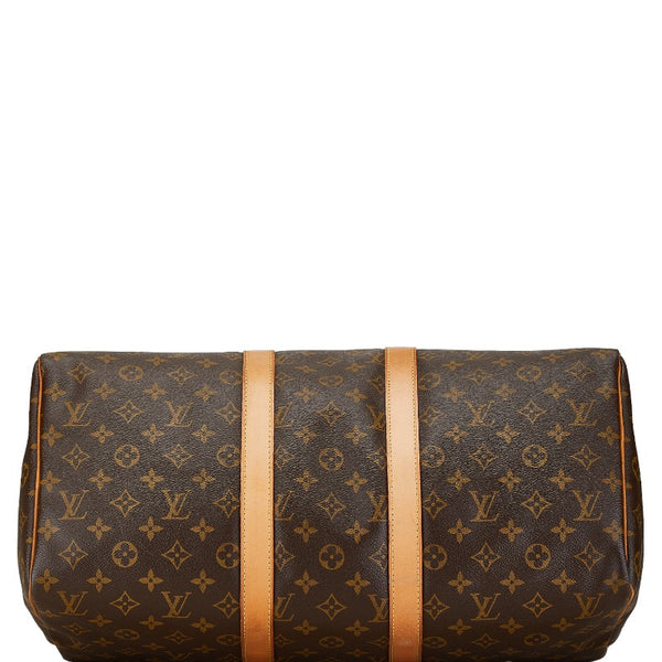 ルイ ヴィトン モノグラム キ－ポル45 ボストンバッグ M41428 ブラウン PVC レザー レディース LOUIS VUITTON 【中古】