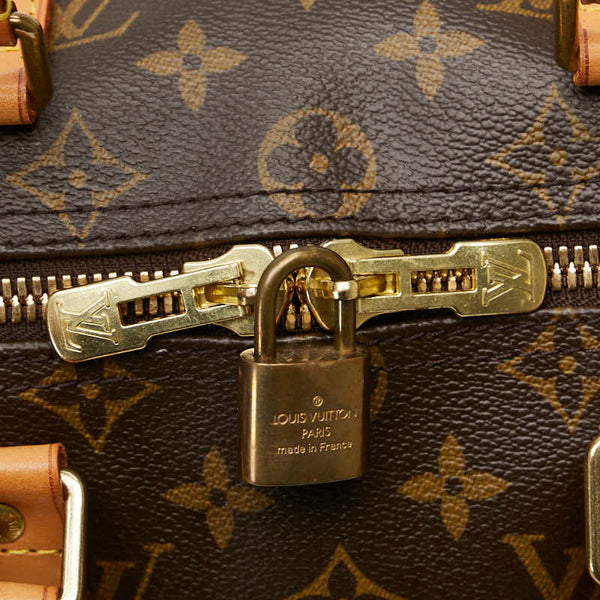 ルイ ヴィトン モノグラム キ－ポル45 ボストンバッグ M41428 ブラウン PVC レザー レディース LOUIS VUITTON 【中古】