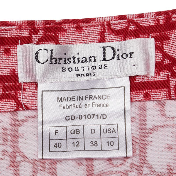 ディオール トロッター T-シャツ スカート セット ピンク コットン レディース Dior 【中古】