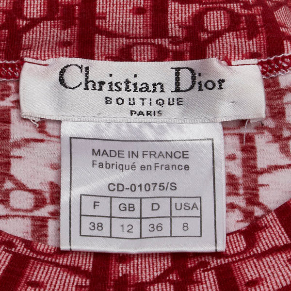 ディオール トロッター T-シャツ スカート セット ピンク コットン レディース Dior 【中古】