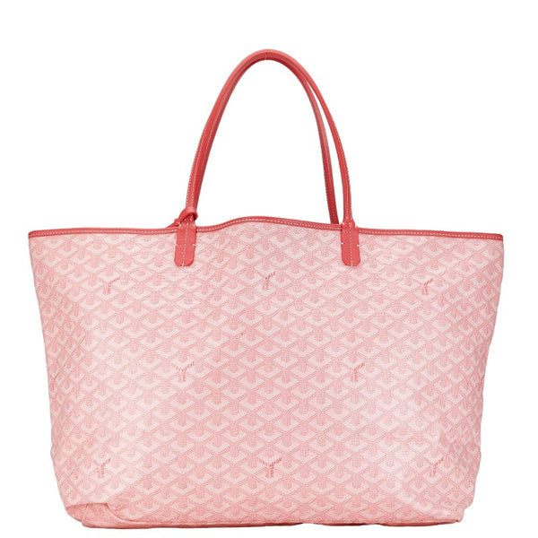 ゴヤール サンルイPM 「J.Z」マーカージュ SAC SAINT LOUIS PINK  ハンドバッグ トートバッグ ローズピンク レザー レディース GOYARD 【中古】