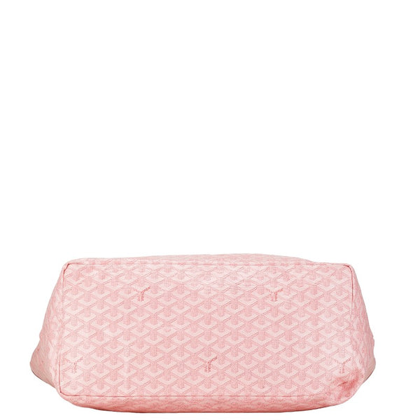 ゴヤール サンルイPM 「J.Z」マーカージュ SAC SAINT LOUIS PINK  ハンドバッグ トートバッグ ローズピンク レザー レディース GOYARD 【中古】
