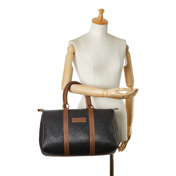 ディオール ハニカム ボストンバッグ トラベルバッグ 旅行用バッグ ブラック ブラウン PVC レザー レディース Dior 【中古】