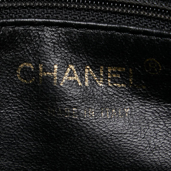 シャネル マトラッセ ココマーク ハンドバッグ トートバッグ ブラック レザー レディース CHANEL 【中古】