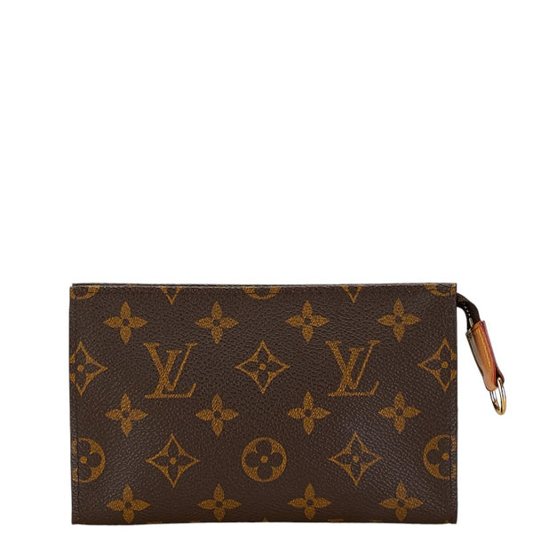ルイ ヴィトン モノグラム バケット付属ポーチ ポーチ アクセサリーポーチ ブラウン PVC レザー レディース LOUIS VUITTON 【中古】