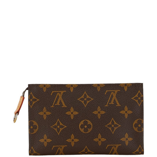ルイ ヴィトン モノグラム バケット付属ポーチ ポーチ アクセサリーポーチ ブラウン PVC レザー レディース LOUIS VUITTON 【中古】