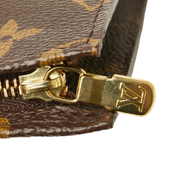ルイ ヴィトン モノグラム バケット付属ポーチ ポーチ アクセサリーポーチ ブラウン PVC レザー レディース LOUIS VUITTON 【中古】
