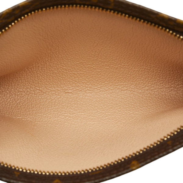 ルイ ヴィトン モノグラム バケット付属ポーチ ポーチ アクセサリーポーチ ブラウン PVC レザー レディース LOUIS VUITTON 【中古】