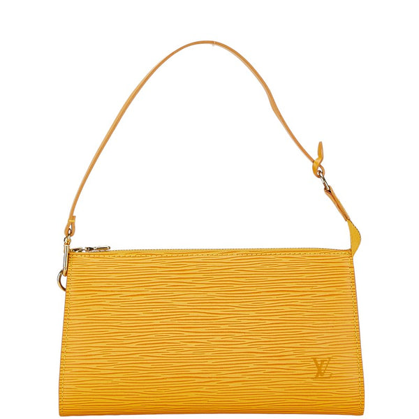 ルイ ヴィトン エピ ポシェット アクセソワール ポシェット M40824 シトロン イエロー レザー レディース LOUIS VUITTON 【中古】