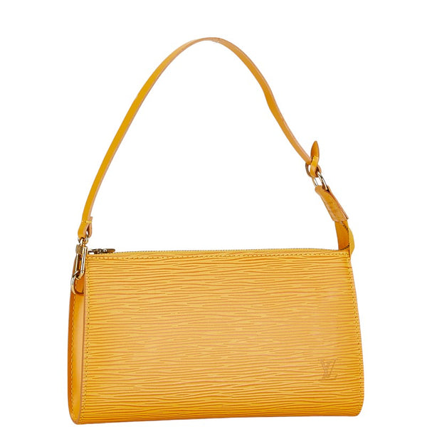 ルイ ヴィトン エピ ポシェット アクセソワール ポシェット M40824 シトロン イエロー レザー レディース LOUIS VUITTON 【中古】