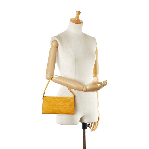 ルイ ヴィトン エピ ポシェット アクセソワール ポシェット M40824 シトロン イエロー レザー レディース LOUIS VUITTON 【中古】