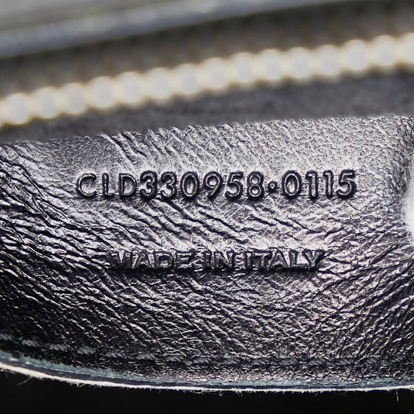 サンローラン チェリー ベイビーダッフル ハンドバッグ ショルダーバッグ 2WAY 330958 ブラック レザー レディース SAINT LAURENT 【中古】