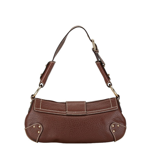 ドルチェアンドガッバーナ ワンショルダーバッグ ブラウン レザー レディース DOLCE&GABBANA 【中古】
