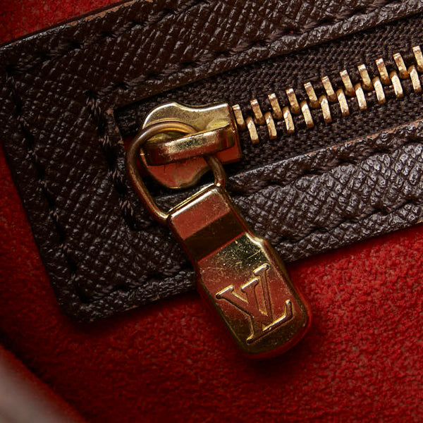 ルイ ヴィトン ダミエ マレ トートバッグ ショルダーバッグ バケツ N42240 ブラウン PVC レザー レディース LOUIS VUITTON 【中古】